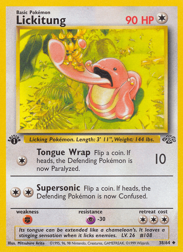 Lickitung (38/64) [Jungle 1st Edition] (Online Only)