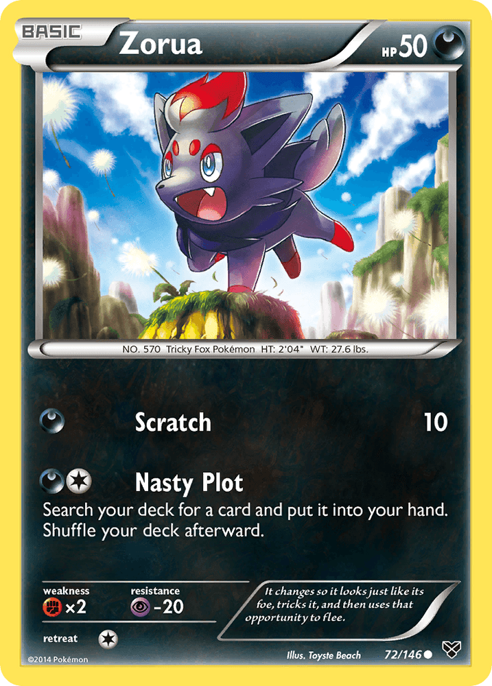 Zorua (72/146) [XY: Base Set] (Online Only)