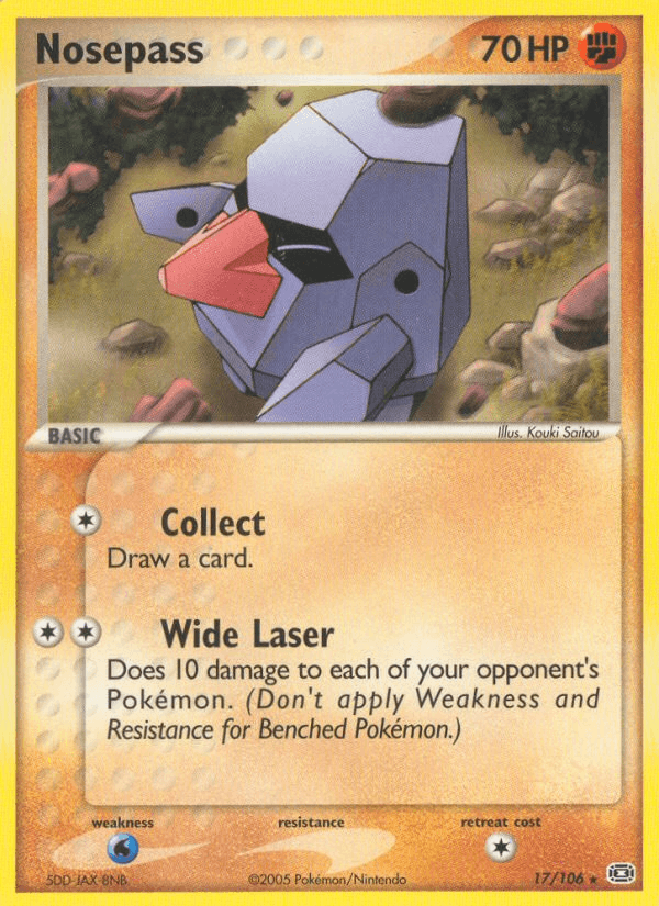 Nosepass (17/106) [EX: Emerald] (Online Only)