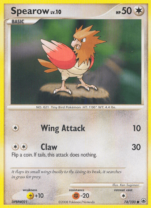 Spearow (74/100) [Diamond & Pearl: Majestic Dawn] (Online Only)