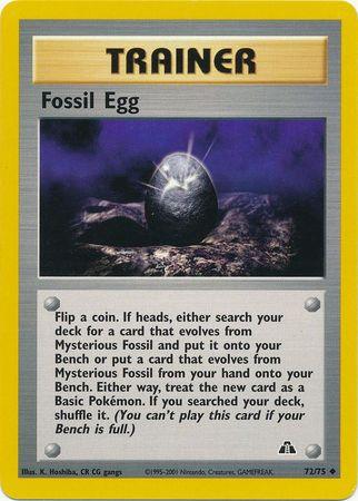 Fossil Egg (72/75) [Neo Discovery Unlimited] (Online Only)