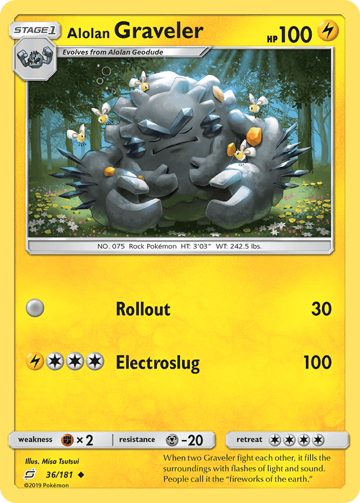 Alolan Graveler (36/181) [Sun & Moon: Team Up] (Online Only)
