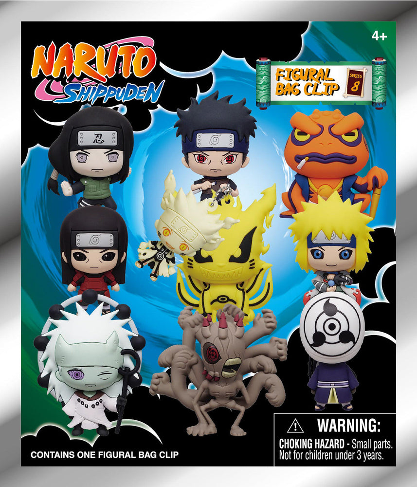 Naruto 3D Foam Bag Clip, Series 8 Bling Bag