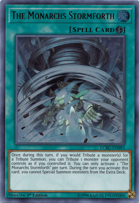 The Monarchs Stormforth [LCKC-EN093] Ultra Rare (ONLINE ORDER ONLY)