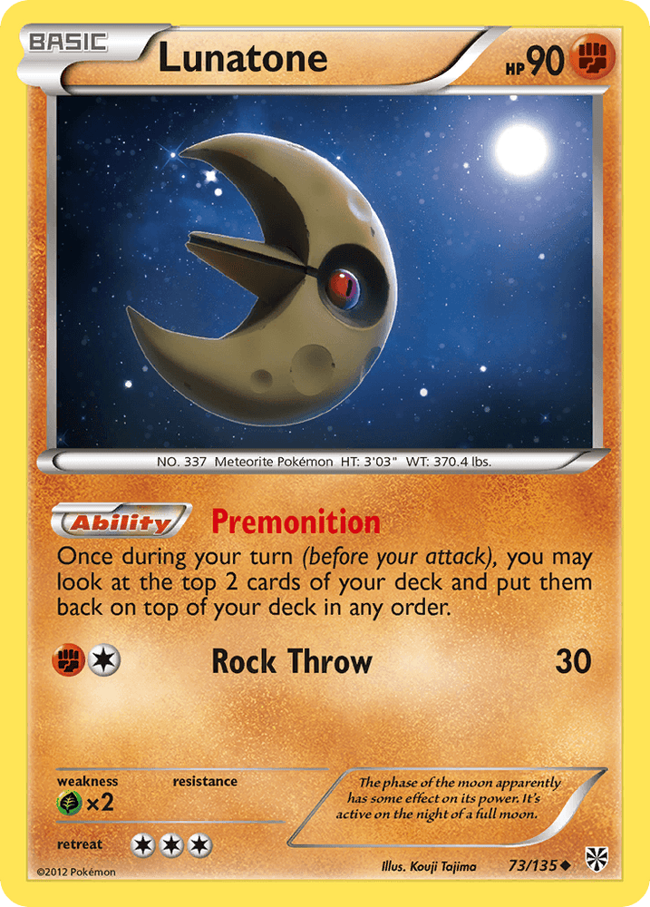Lunatone (73/135) [Black & White: Plasma Storm] (Online Only)