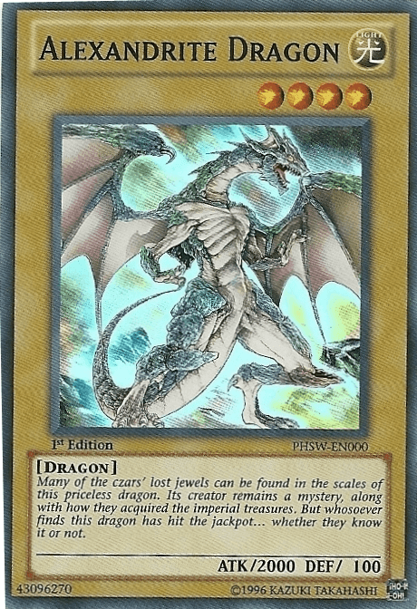 Alexandrite Dragon [PHSW-EN000] Super Rare (ONLINE ORDER ONLY)
