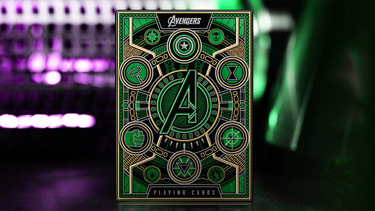 Avengers: Green Edition Playing Cards by theory11 (ONLINE ORDER ONLY)