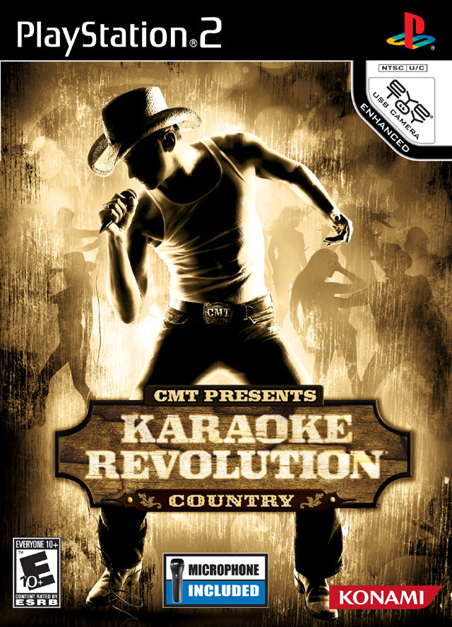 Karaoke Revolution Country w/ Microphone (Playstation 2) (Online Order Only)