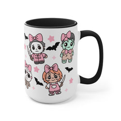 Chibi Killers Pastel Pink Halloween Mug (ONLINE ORDER ONLY)