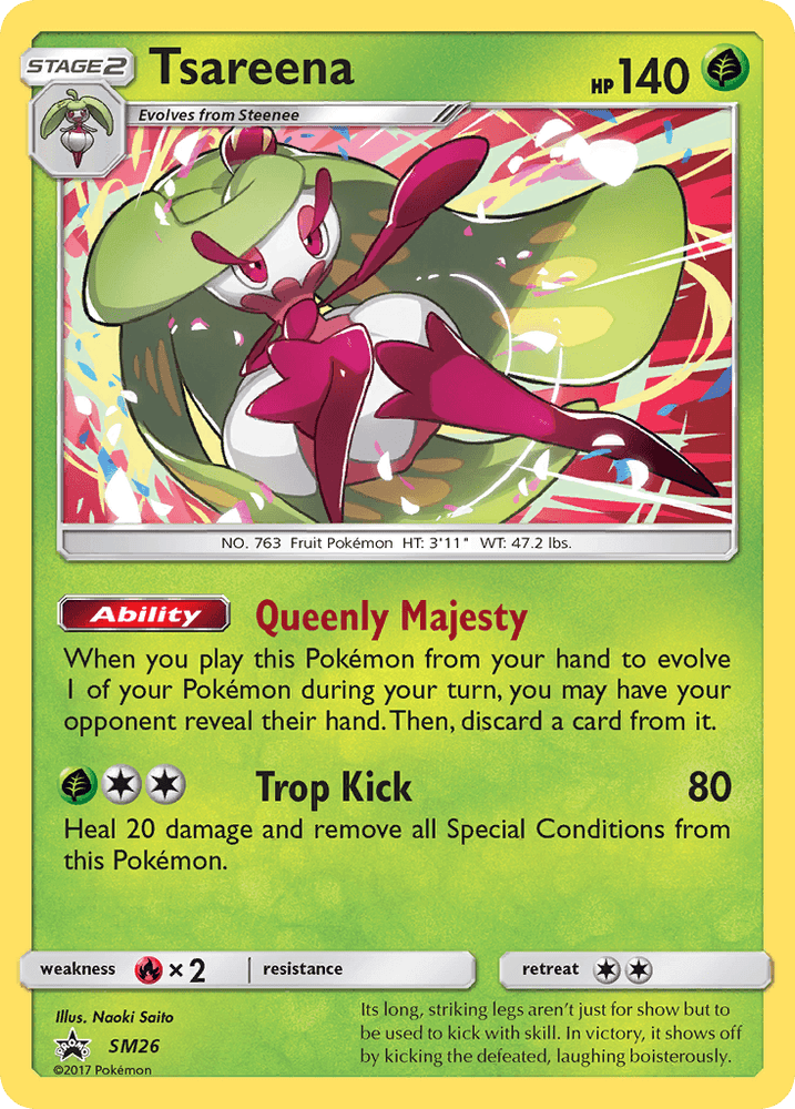 Tsareena (SM26) [Sun & Moon: Black Star Promos] (Online Only)