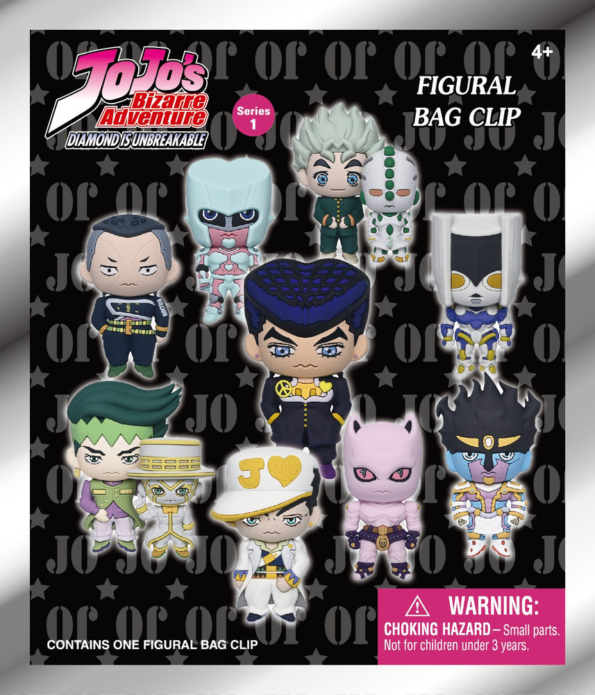 Jojo’s Bizarre Adventure 3D Foam Bag Clip, Series 3 Blind Bag (ONLINE ORDER ONLY)