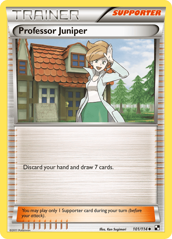Professor Juniper (101/114) [Black & White: Base Set] (Online Only)
