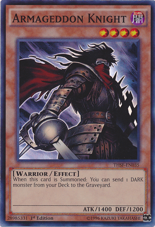 Armageddon Knight [THSF-EN035] Super Rare (ONLINE ORDER ONLY)