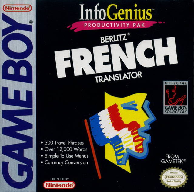 InfoGenius Productivity Pak: Berlitz French Translator (Gameboy) (ONLINE ORDER ONLY)