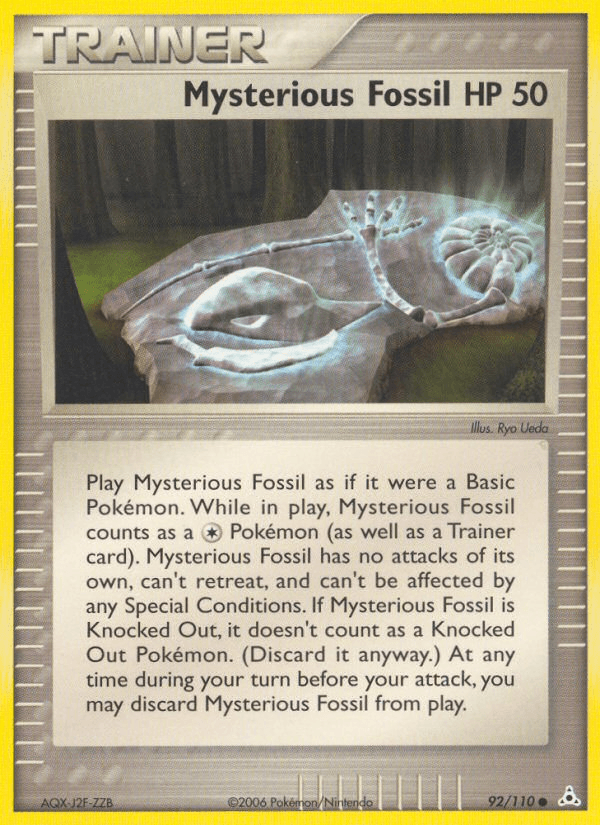Mysterious Fossil (92/110) [EX: Holon Phantoms] (Online Only)