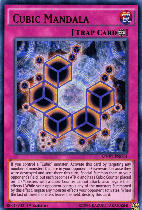 Cubic Mandala [MVP1-EN044] Ultra Rare (ONLINE ORDER ONLY)