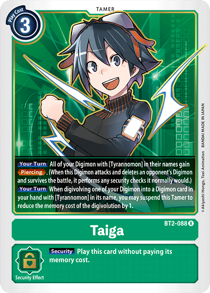 Taiga [BT2-088] [Release Special Booster Ver.1.0] (ONLINE ORDER ONLY)