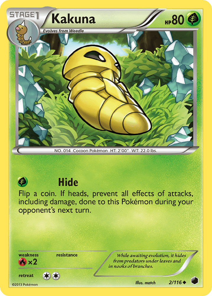 Kakuna (2/116) [Black & White: Plasma Freeze] (Online Only)