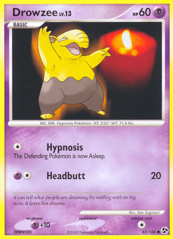 Drowzee (65/106) [Diamond & Pearl: Great Encounters] (Online Only)
