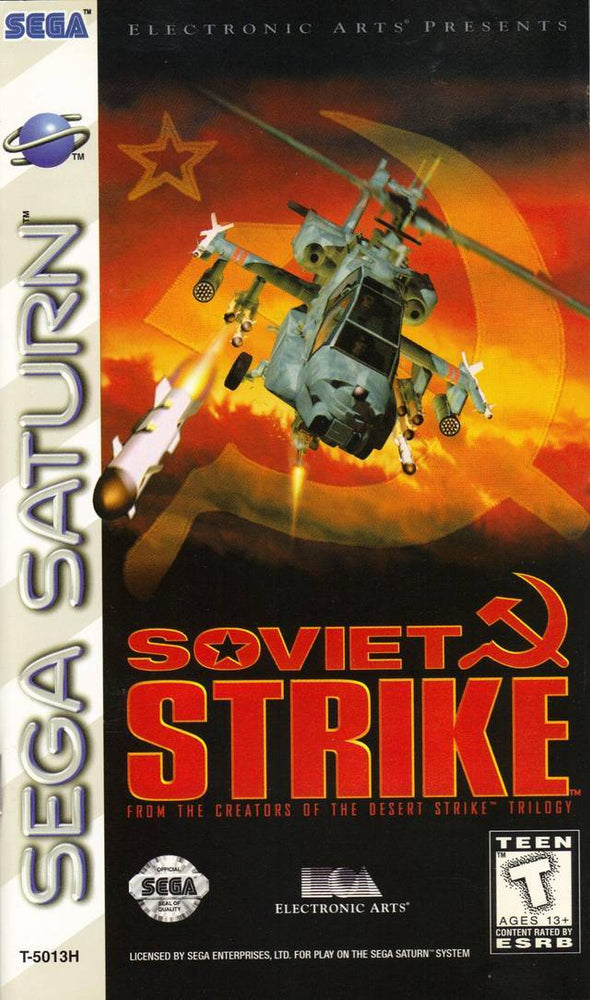 Soviet Strike w/ Mission Stick Controller (Sega Saturn) (ONLINE ORDER ONLY)