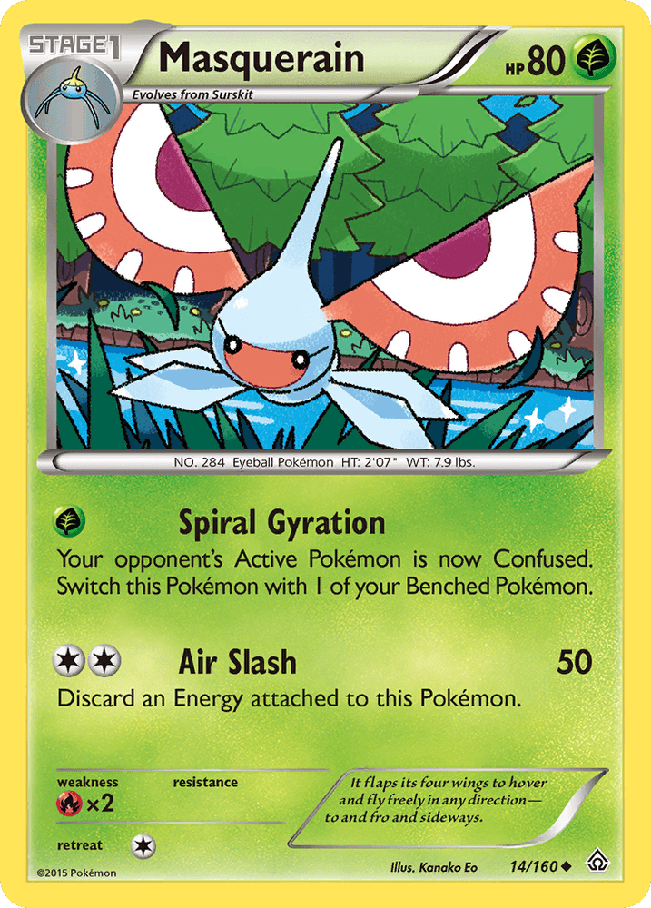 Masquerain (14/160) [XY: Primal Clash] (Online Only)