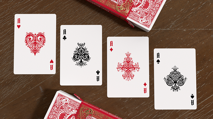 Pixel Kingdom (Red Edition) Playing Cards (ONLINE ORDER ONLY)
