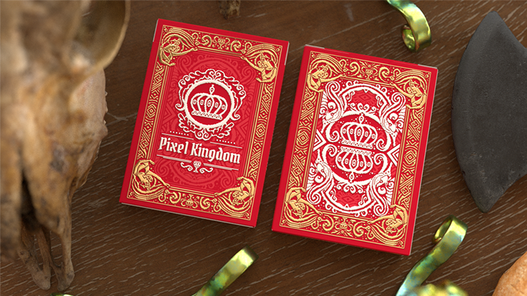 Pixel Kingdom (Red Edition) Playing Cards (ONLINE ORDER ONLY)