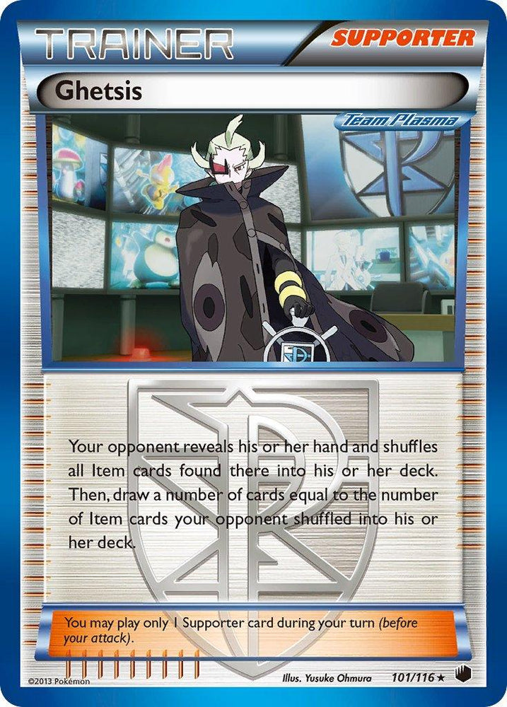 Ghetsis (101/116) (Theme Deck Exclusive) [Black & White: Plasma Freeze] (Online Only)