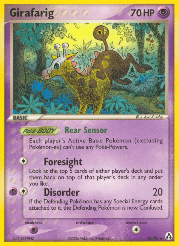 Girafarig (16/92) [EX: Legend Maker] (Online Only)