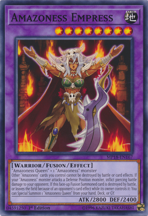 Amazoness Empress [MP18-EN167] Common (ONLINE ORDER ONLY)