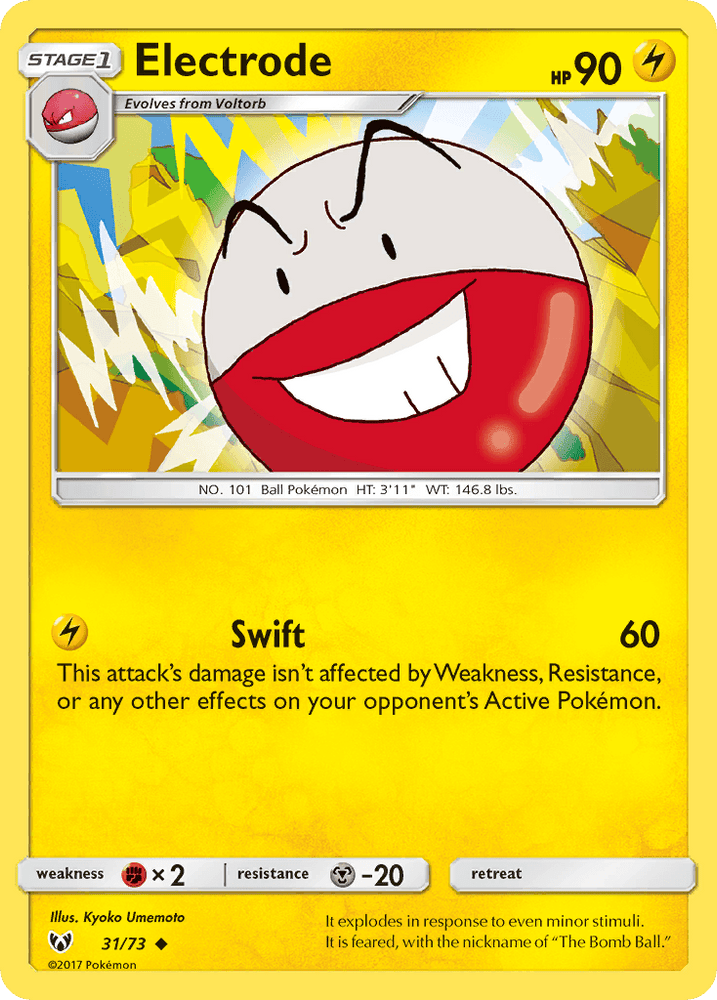 Electrode (31/73) [Sun & Moon: Shining Legends] (Online Only)