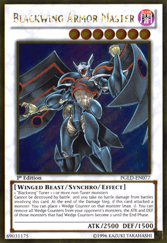 Blackwing Armor Master [PGLD-EN077] Gold Rare (ONLINE ORDER ONLY)
