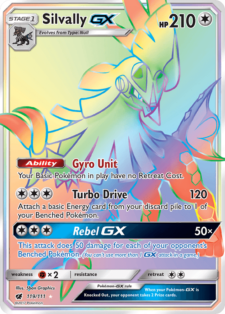 Silvally GX (119/111) [Sun & Moon: Crimson Invasion] (Online Only)