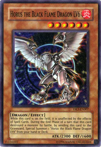 Horus the Black Flame Dragon LV6 [DR3-EN007] Super Rare (ONLINE ORDER ONLY)