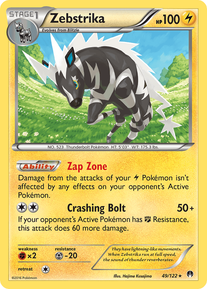 Zebstrika (49/122) [XY: BREAKpoint] (Online Only)