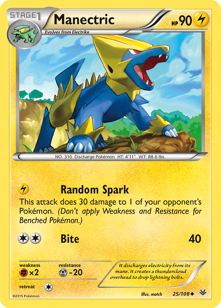 Manectric (25/108) [XY: Roaring Skies] (Online Only)