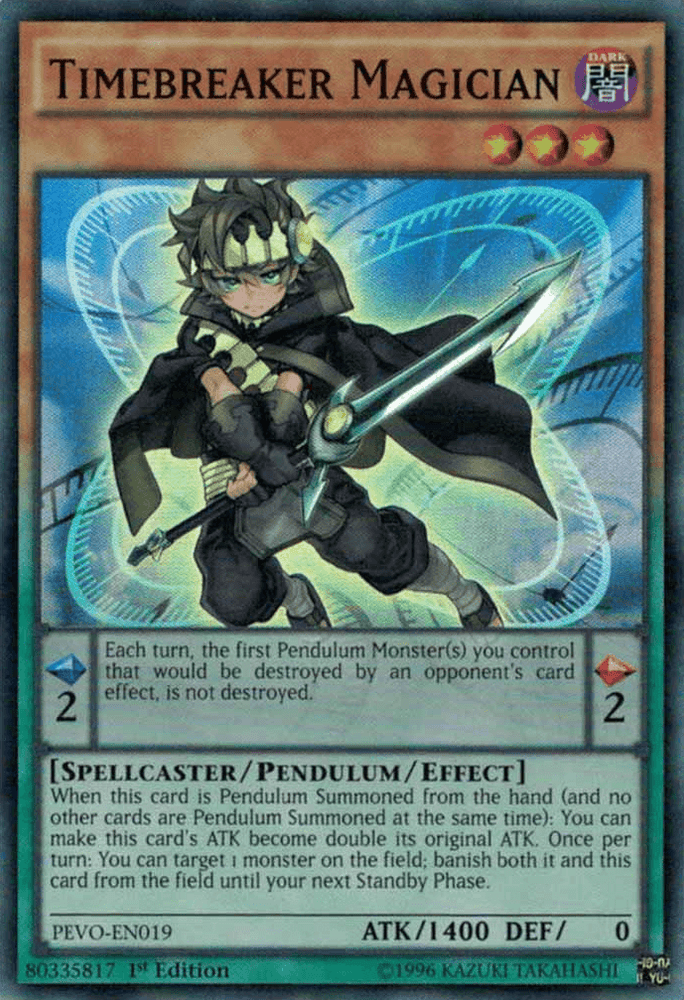 Timebreaker Magician [PEVO-EN019] Super Rare (ONLINE ORDER ONLY)