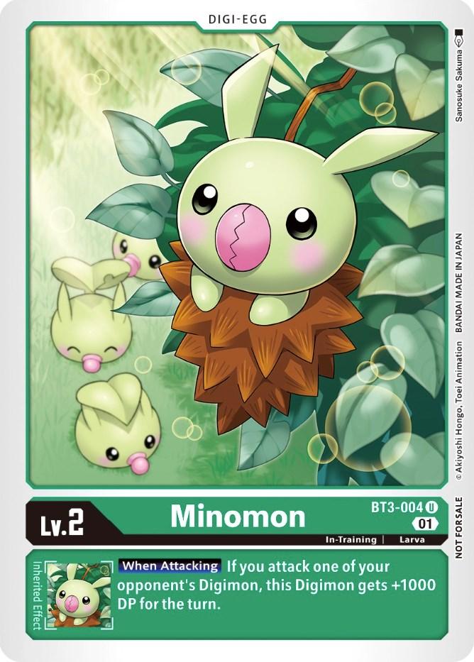 Minomon [BT3-004] (Winner Pack X Record) [Release Special Booster Promos] (ONLINE ORDER ONLY)