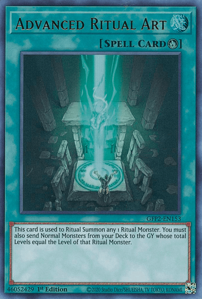 Advanced Ritual Art [GFP2-EN153] Ultra Rare (ONLINE ORDER ONLY)
