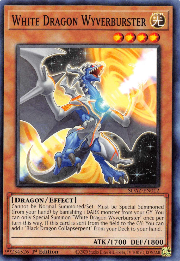 White Dragon Wyverburster [SDAZ-EN012] Common (ONLINE ORDER ONLY)