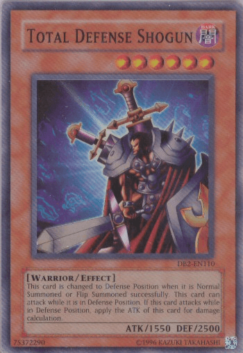 Total Defense Shogun [DB2-EN110] Super Rare (ONLINE ORDER ONLY)