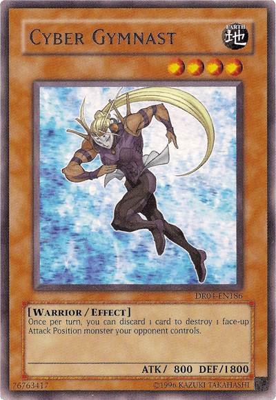 Cyber Gymnast [DR04-EN186] Rare (ONLINE ORDER ONLY)