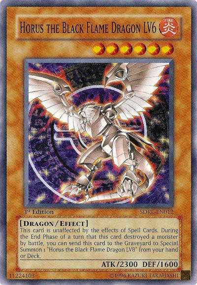 Horus the Black Flame Dragon LV6 [SDRL-EN012] Common (ONLINE ORDER ONLY)