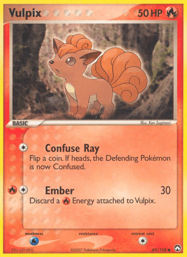 Vulpix (69/108) [EX: Power Keepers] (Online Only)