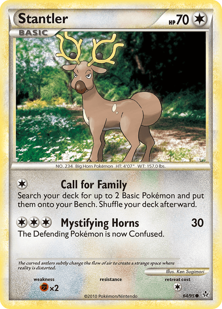 Stantler (64/95) [HeartGold & SoulSilver: Unleashed] (Online Only)