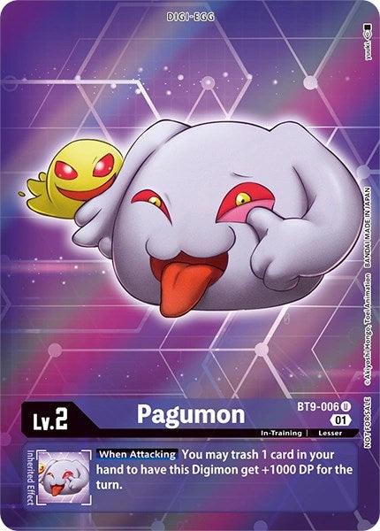 Pagumon [BT9-006] (Alternative Art - Box Topper) [X Record] (ONLINE ORDER ONLY)