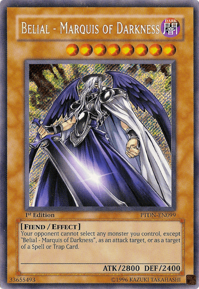 Belial - Marquis of Darkness [PTDN-EN099] Secret Rare (ONLINE ORDER ONLY)