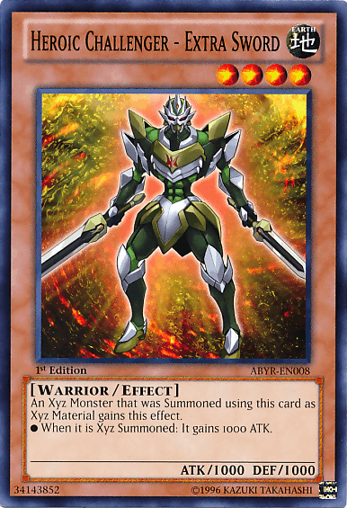 Heroic Challenger - Extra Sword [ABYR-EN008] Common (ONLINE ORDER ONLY)