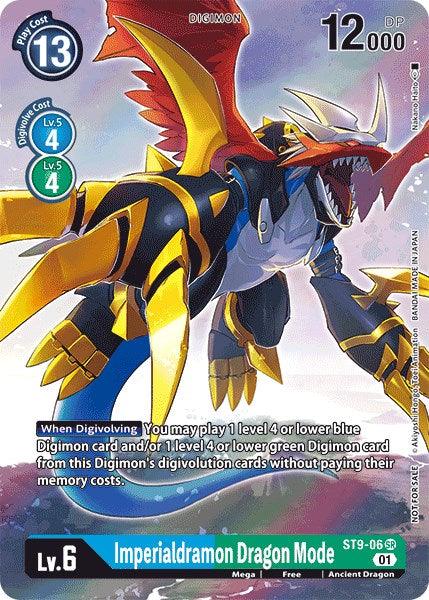 Imperialdramon Dragon Mode [ST9-06] (Alternative Art - Box Topper) [Digital Hazard] (ONLINE ORDER ONLY)