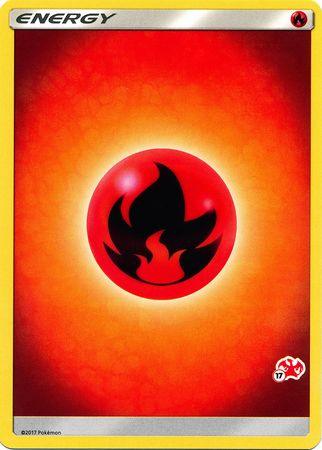 Fire Energy (Charizard Stamp #17) [Battle Academy 2020] (Online Only)